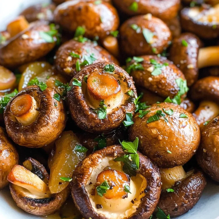 Garlic Butter Mushrooms & Onions