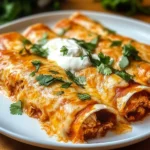 High Protein Creamy Chilli Chicken Enchiladas