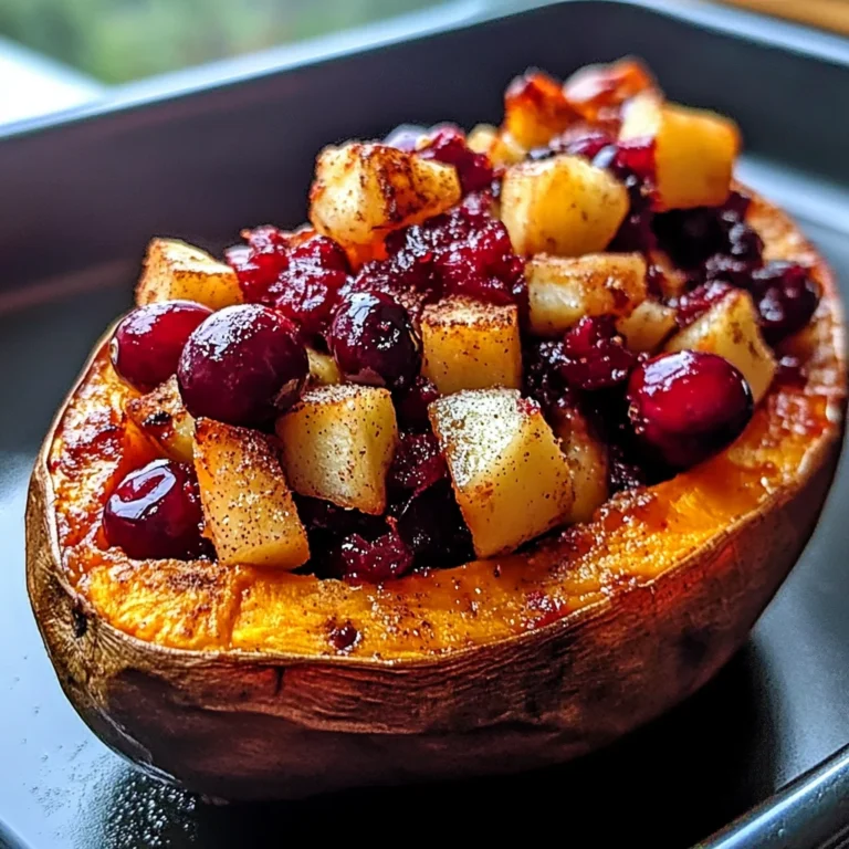 Indulge in Cranberry Apple Twice-Baked Sweet Potatoes This Fall!
