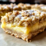 Lemon Oatmeal Crumble Bars