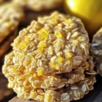 Lemon Oatmeal No-Bake Cookies