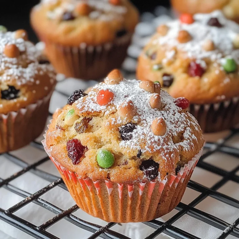Moist Christmas Stollen Muffins