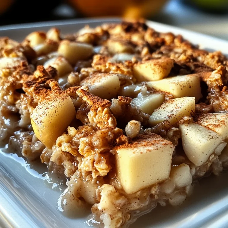 Oatmeal Apple Breakfast Bake