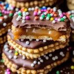 Ritz Cracker Caramel Chocolate Bites