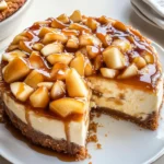 Salted Caramel Apple Pie Cheesecake