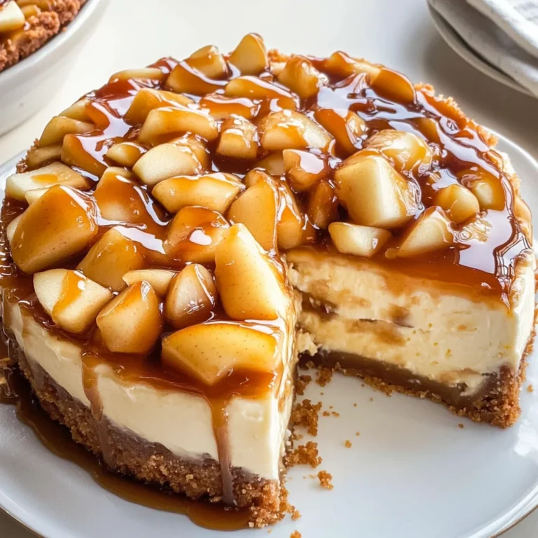 Salted Caramel Apple Pie Cheesecake
