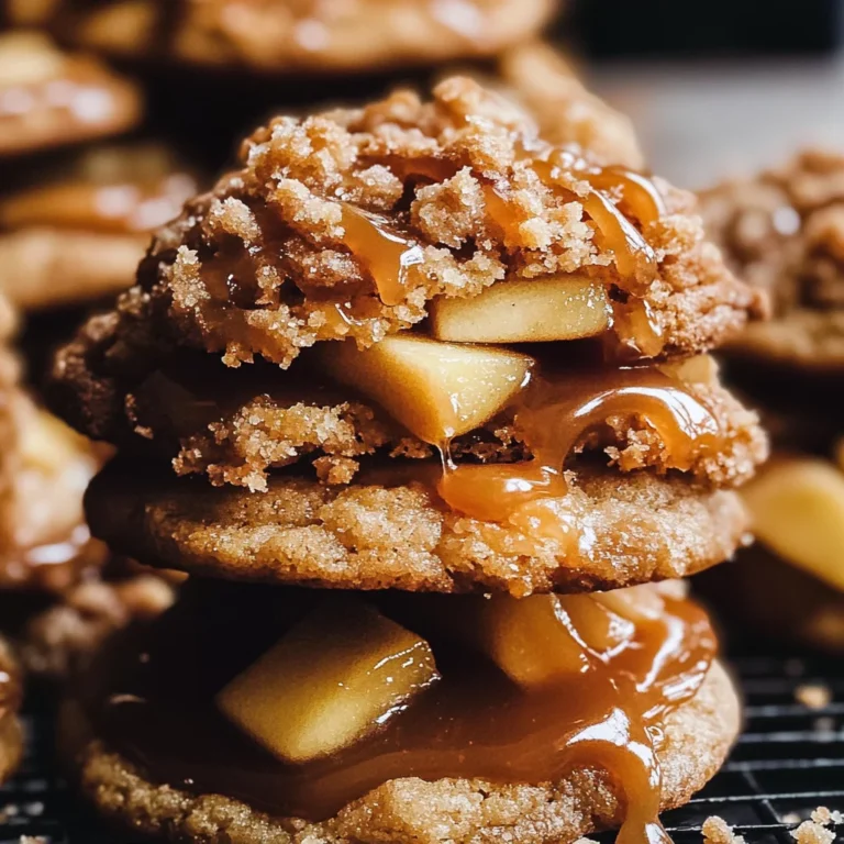 Salted Caramel Apple Pie Cookies