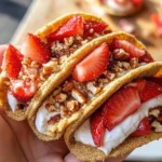 Strawberry Crunch Cheesecake Tacos