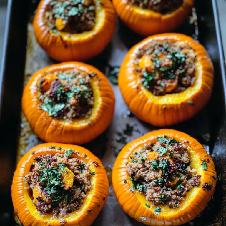 Stuffed Mini Pumpkins Recipe