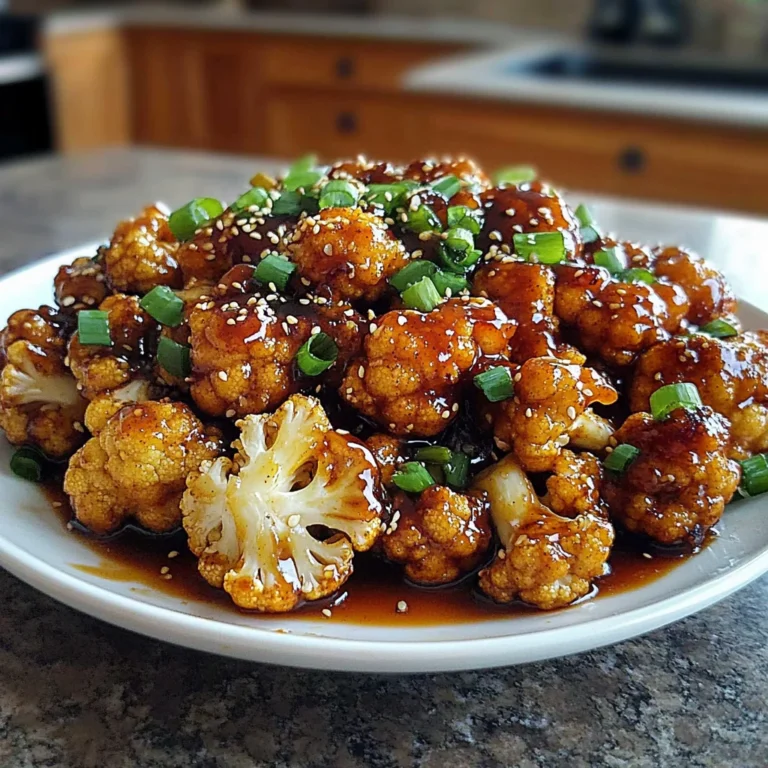 Amazing Sticky Honey Garlic Cauliflower: A Flavor Explosion