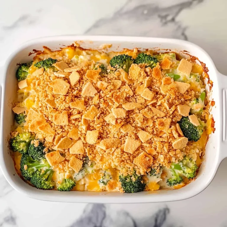 Broccoli Casserole with Ritz Crackers: Creamy Comfort Food