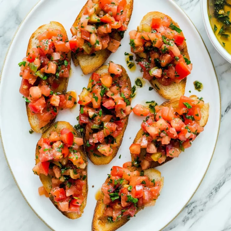 Bruschetta Recipe: Fresh and Flavor-Packed Delight