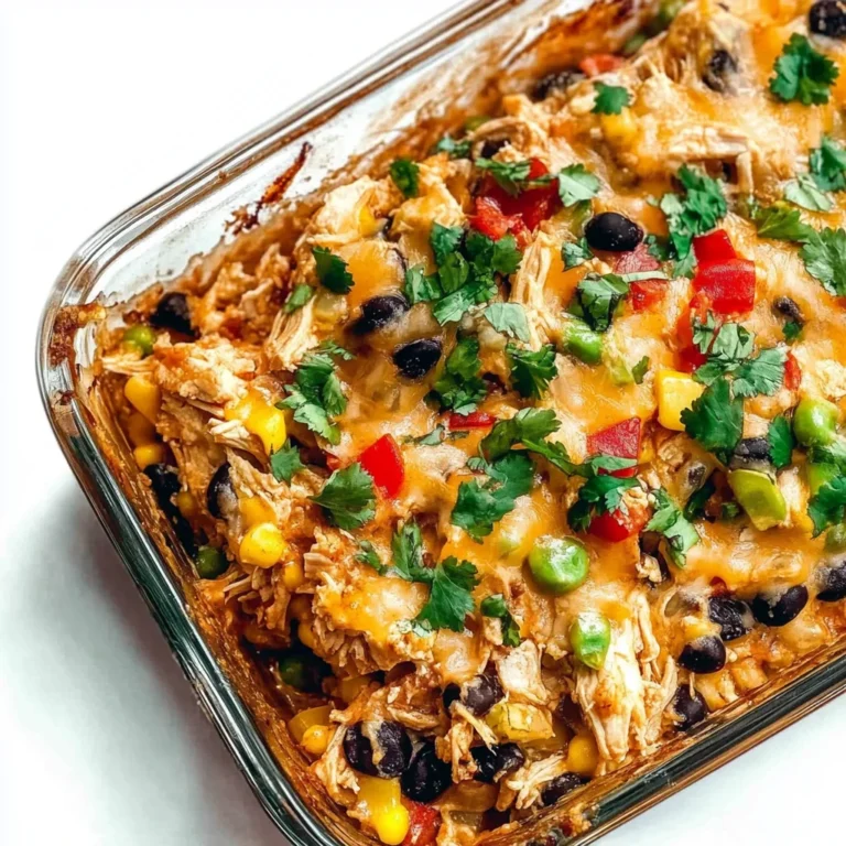Easy Chicken Burrito Casserole: A Flavorful Family Favorite