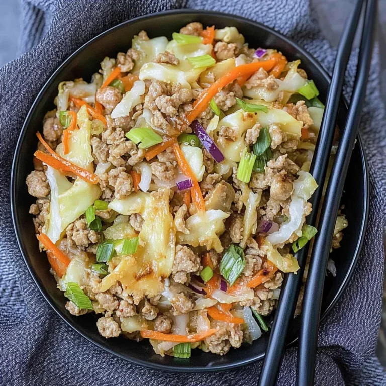 Egg Roll in a Bowl Recipe: Quick and Flavor-Packed Delight