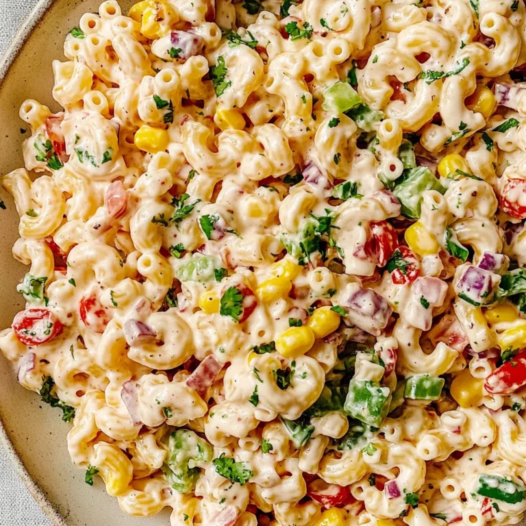 Mexican Macaroni Salad Recipe: A Zesty Flavor Fiesta