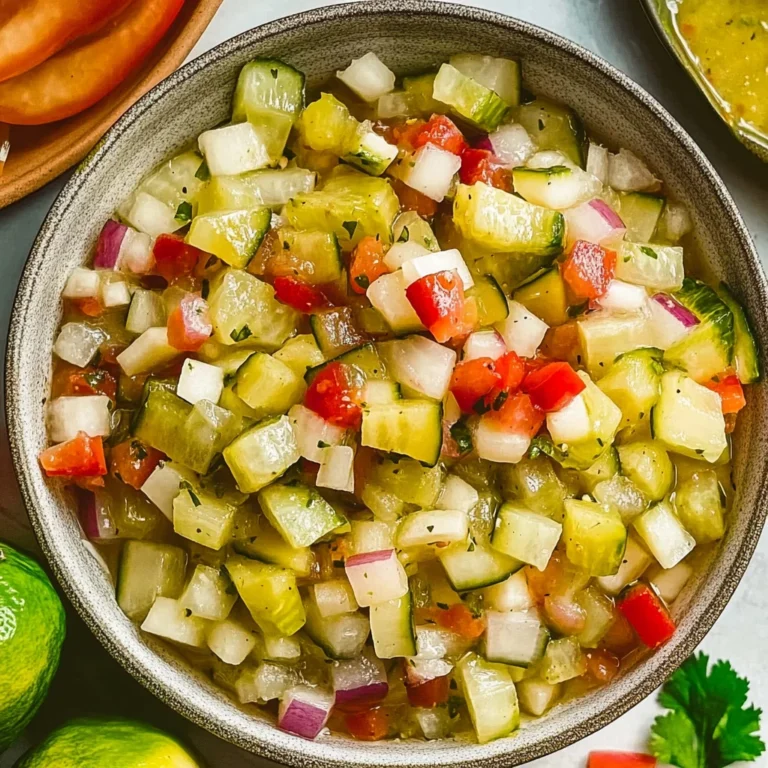 Pickle de Gallo – Dill Pickle Salsa That Wows Your Taste …