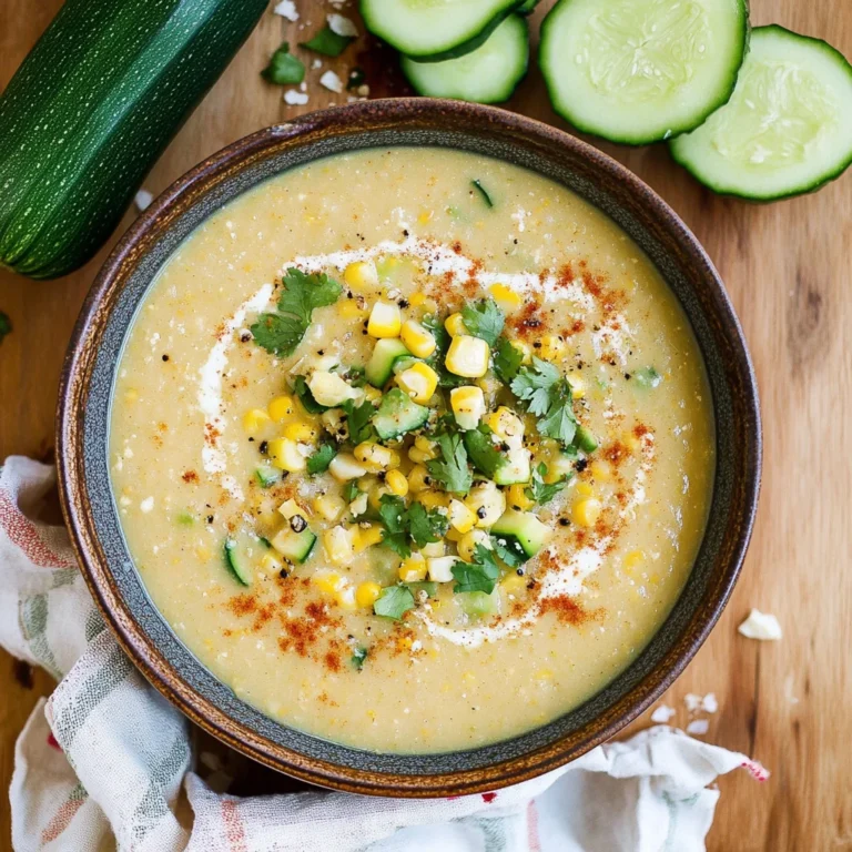 Summer Corn and Zucchini Chowder Recipe: Creamy Delight!
