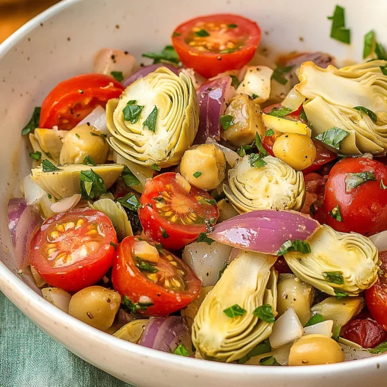 Tuscan Artichoke Tomato Salad: A Flavorful Delight
