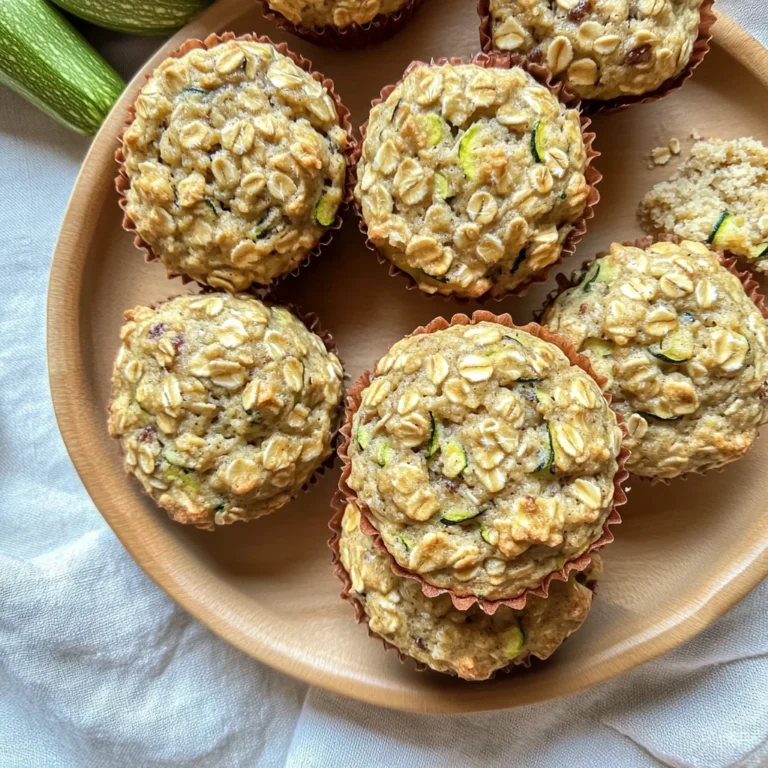 Zucchini Oatmeal Muffins: Moist and Energizing Delight