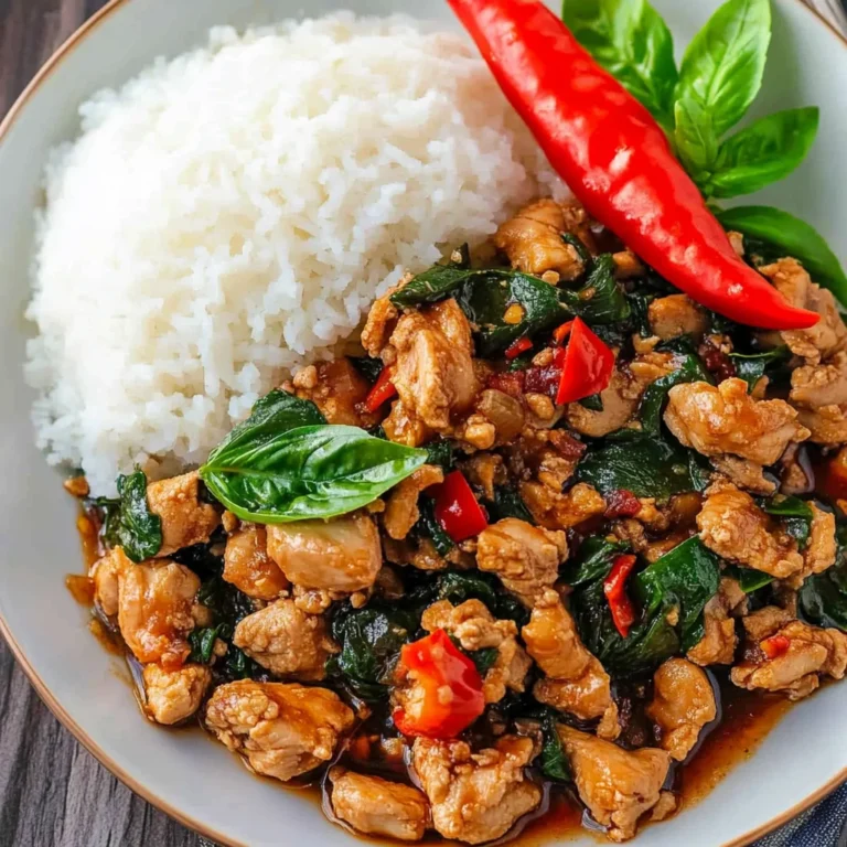 20 Minute Thai Basil Chicken: Quick and Flavorful Delight