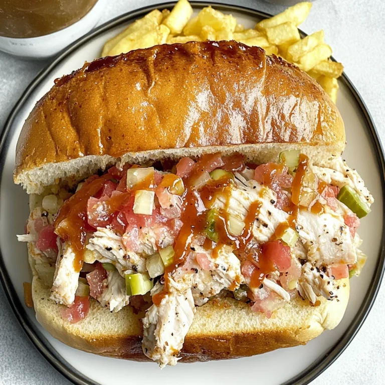 Alabama BBQ Chicken Chopped Sandwich Recipe: Flavor Explo…
