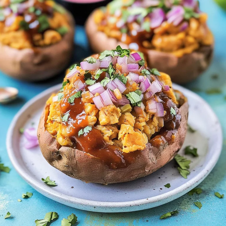 BBQ Chicken Stuffed Sweet Potatoes: Savory and Satisfying