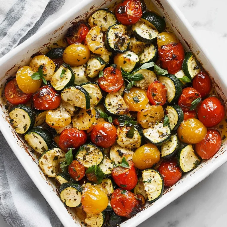 Balsamic Zucchini Tomato Bake: A Savory Family Favorite