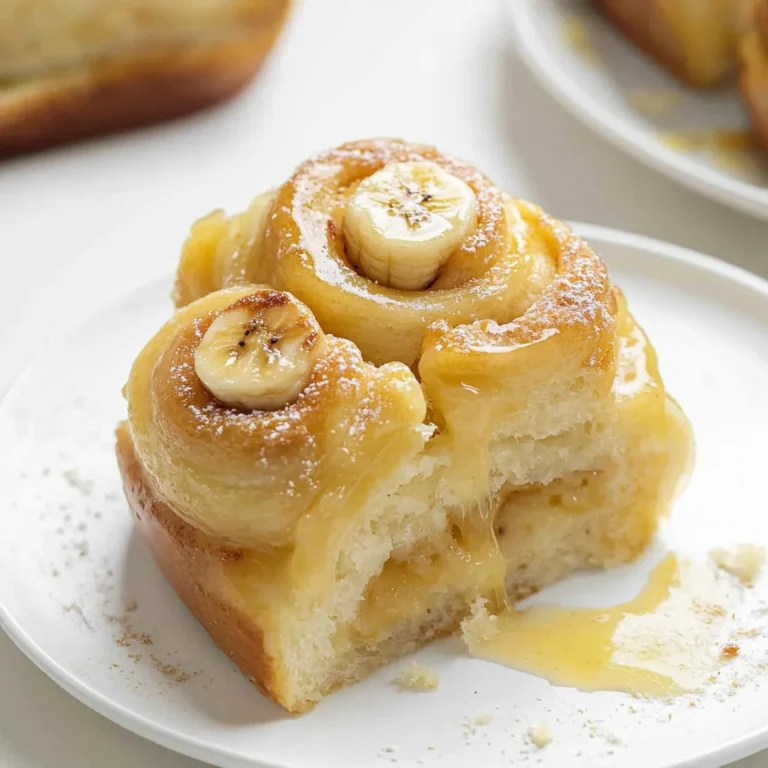 Banana Cream Sweet Rolls: A Guilt-Free Indulgence