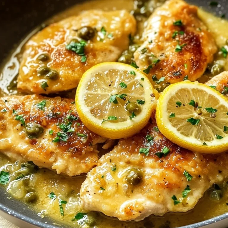 Chicken Piccata: Zesty and Quick Weeknight Delight