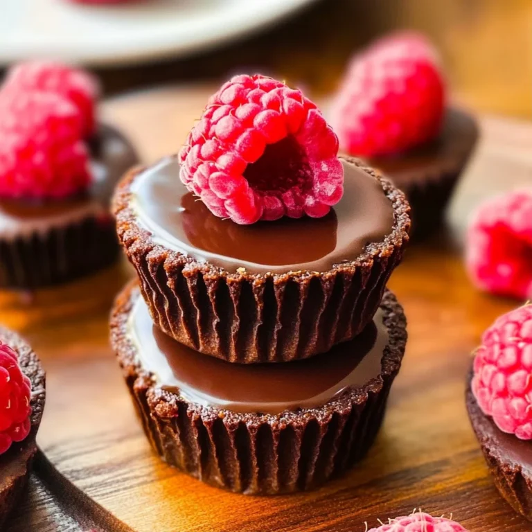 Chocolate Raspberry Cups: Indulgent and Guilt-Free Delight