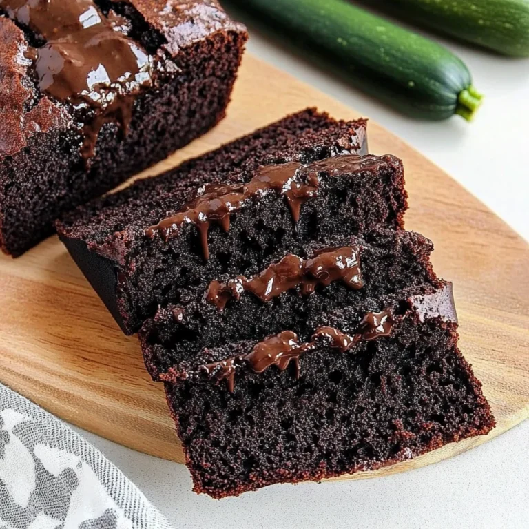 Chocolate Zucchini Bread: Indulgent and Moist Delight