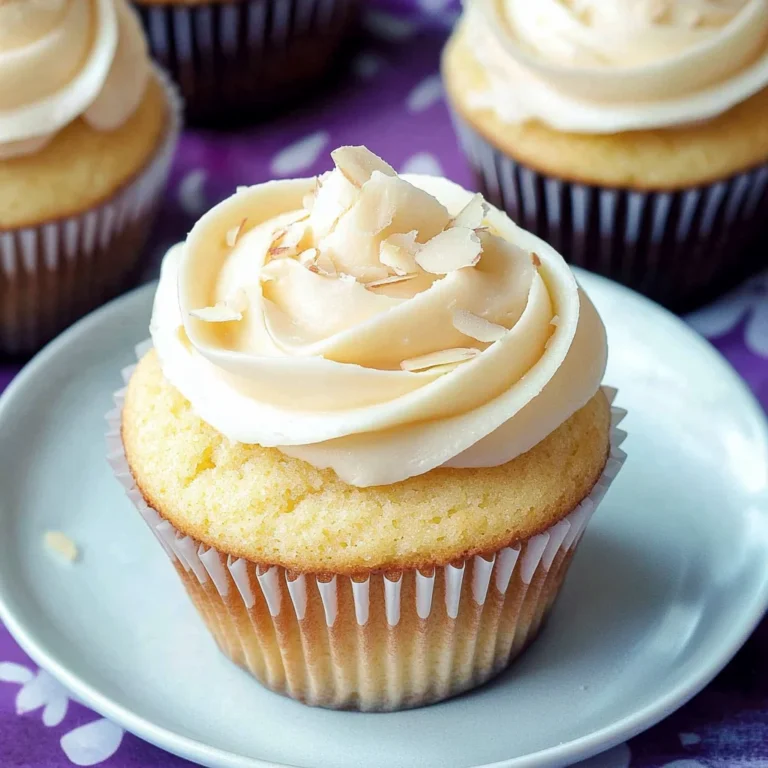 Easy Almond Cupcakes: Delightfully Moist with Creamy Fros…