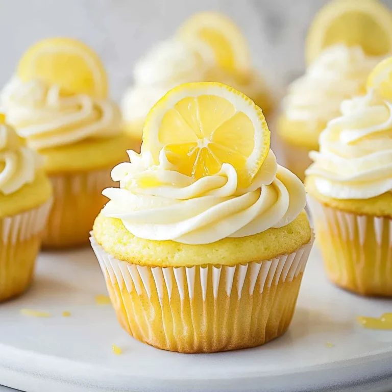 Lemon Cupcakes: Delightfully Moist and Zesty Treats