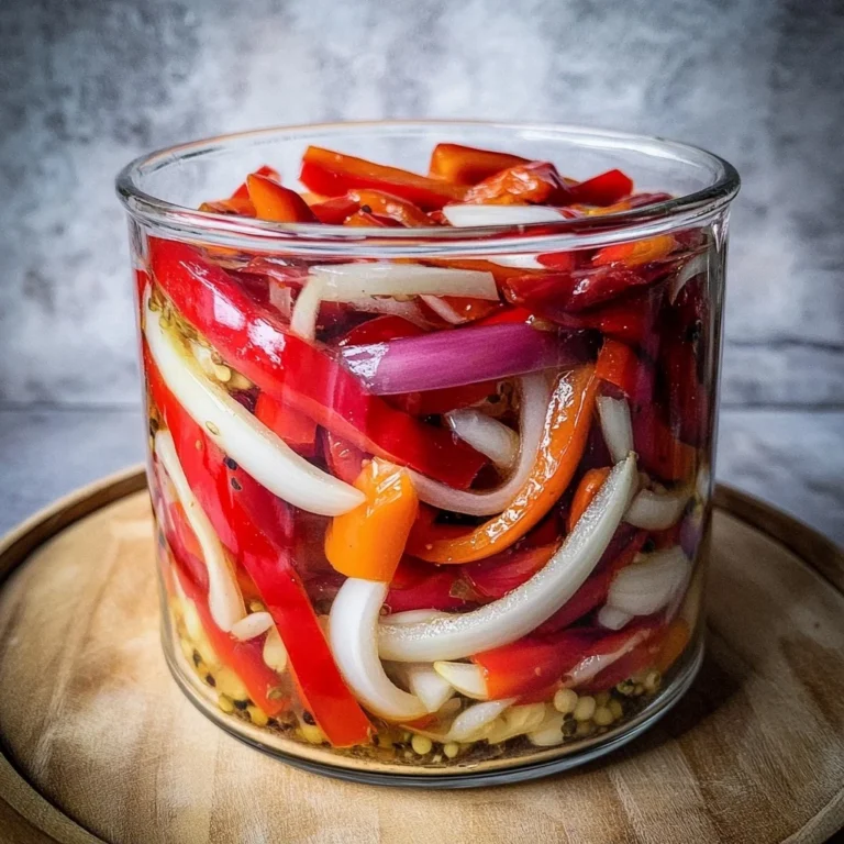 Pickled Sweet Peppers and Onions: A Zesty Game Changer