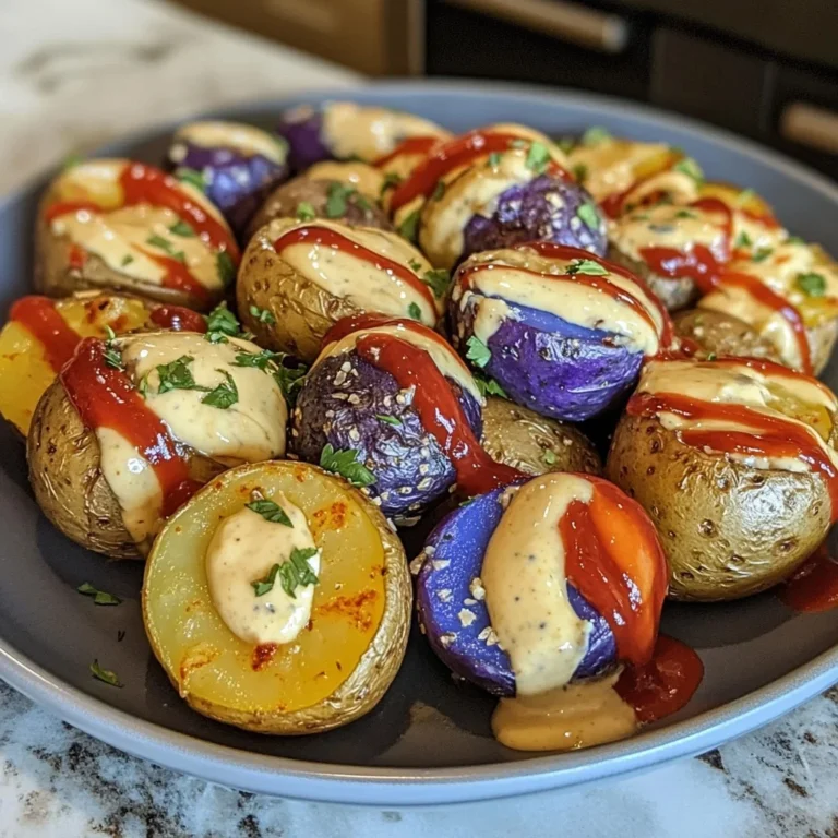 Red, White, and Blue Deviled Potatoes: Festive Flavor Exp…