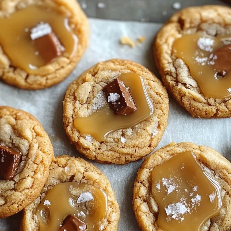Salted Caramel Cookie Recipe: Irresistibly Gooey Delight
