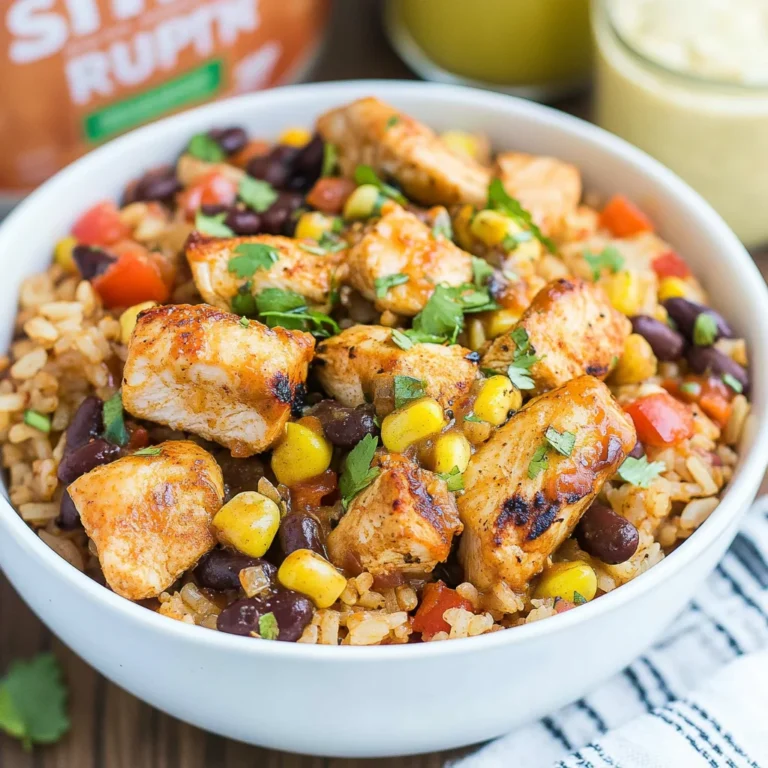 Southwest Chicken and Rice Bowls: Flavor-Packed Delight