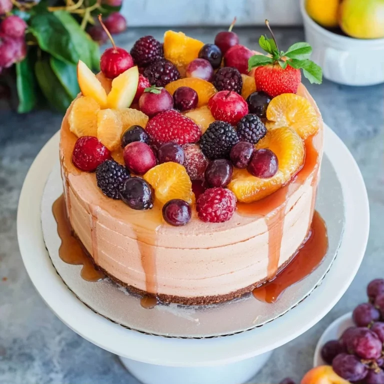 Summer Fruit Sangria Cake Recipe: Refreshing Delight