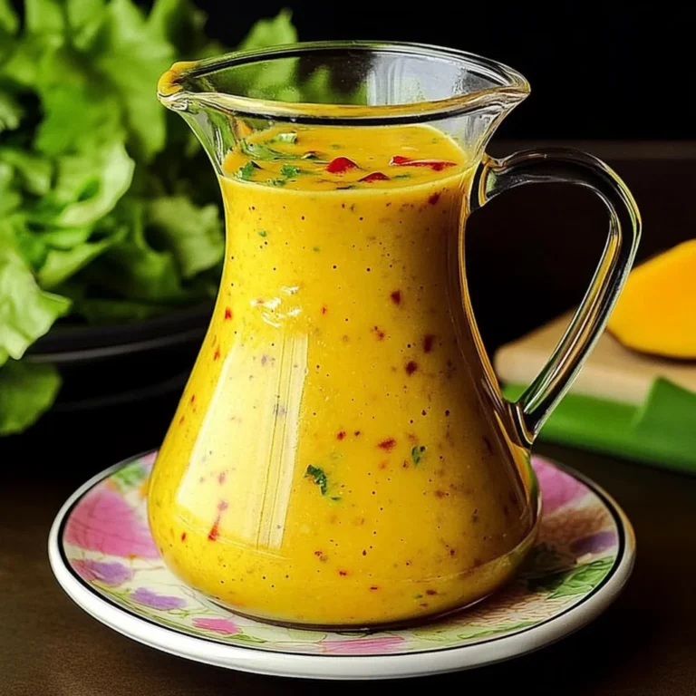 Sweet and Spicy Mango Salad Dressing: Zesty Delight Awaits