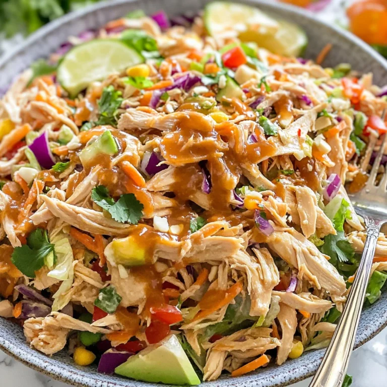 Thai Chicken Salad: A Refreshingly Zesty Delight