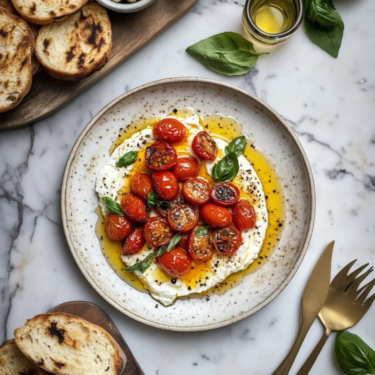 Whipped feta with roasted tomatoes and garlic recipe: Irr…