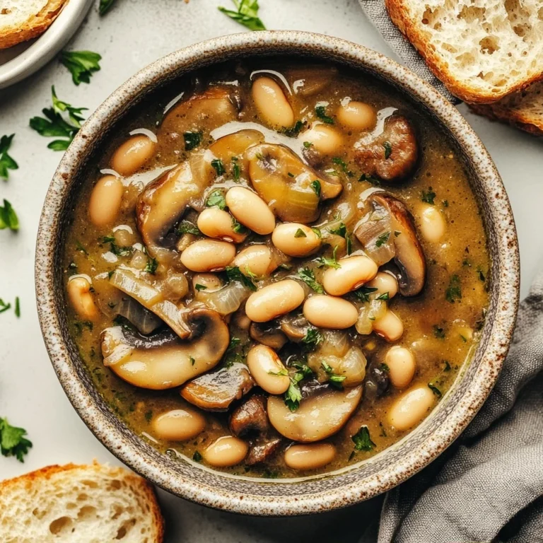 White Bean Mushroom Stew: Hearty Comfort in a Bowl