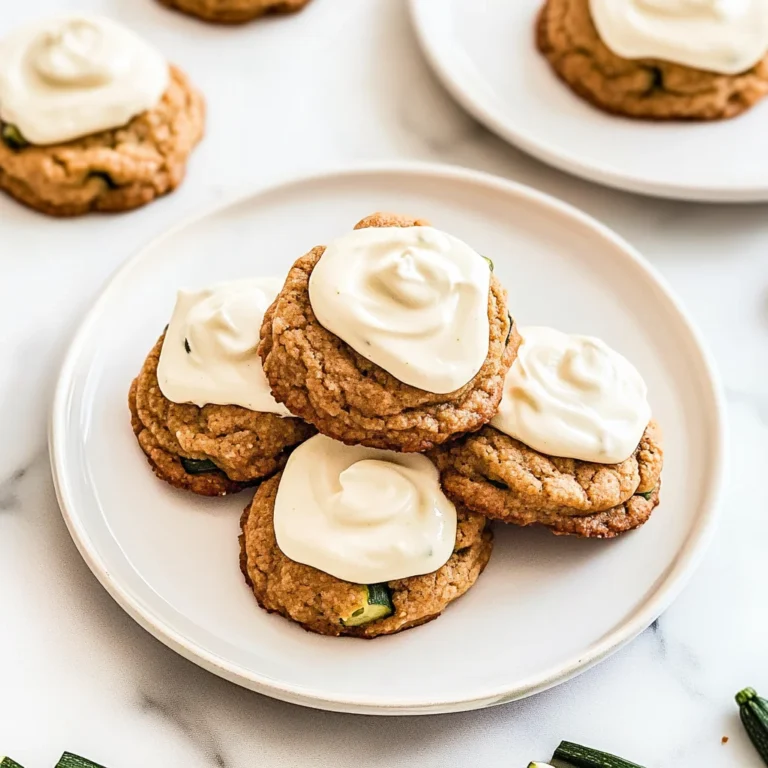 Zucchini Cookies with Cream Cheese Frosting: Irresistibly…