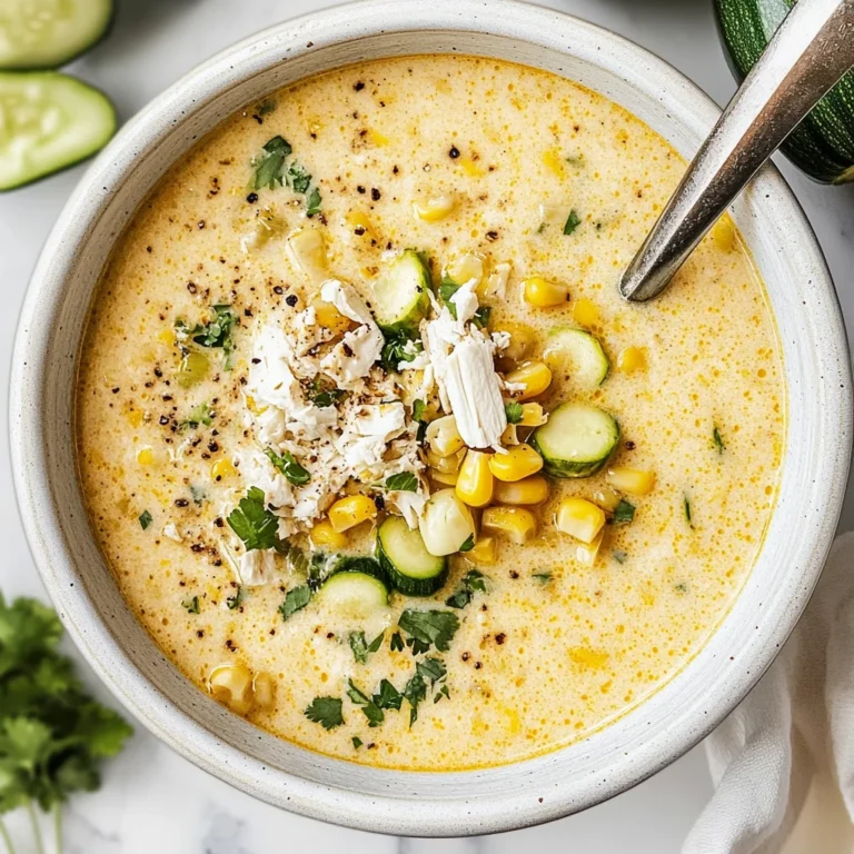 Zucchini Corn Chowder: Cozy Comfort in a Bowl