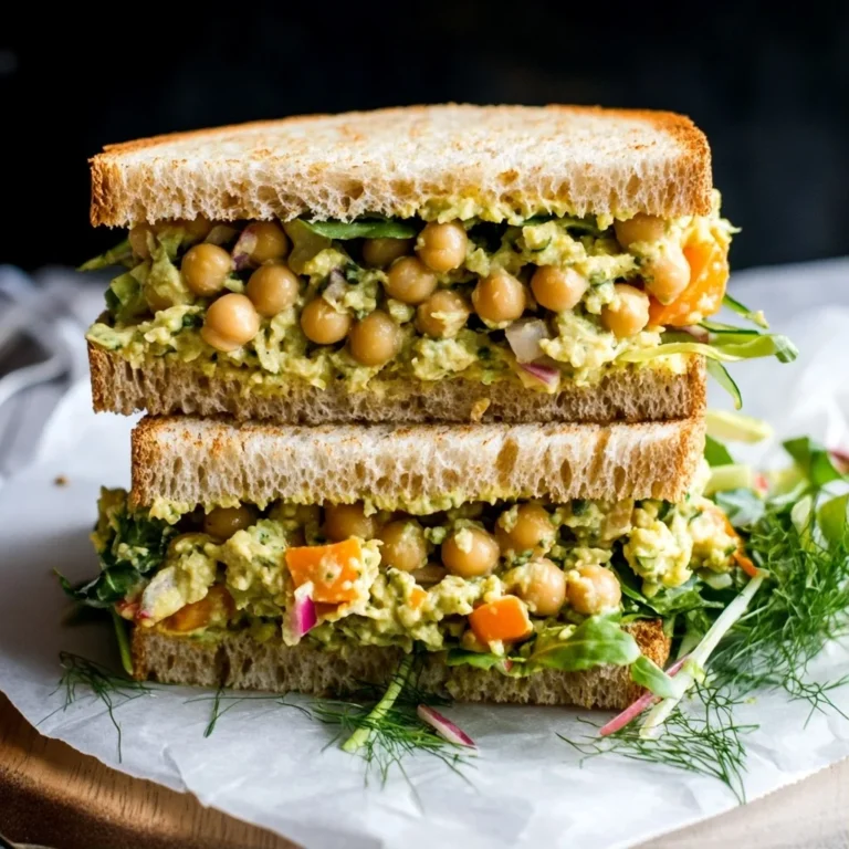 10 Minute Smashed Chickpea Salad Sandwich: Quick and Tasty