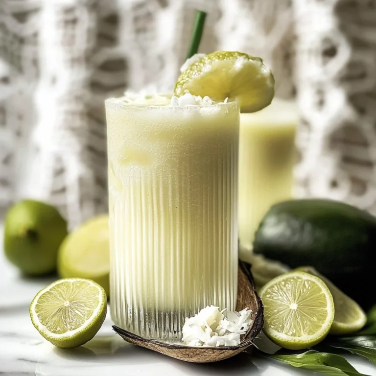 Brazilian Lemonade with Coconut: Refreshingly Indulgent