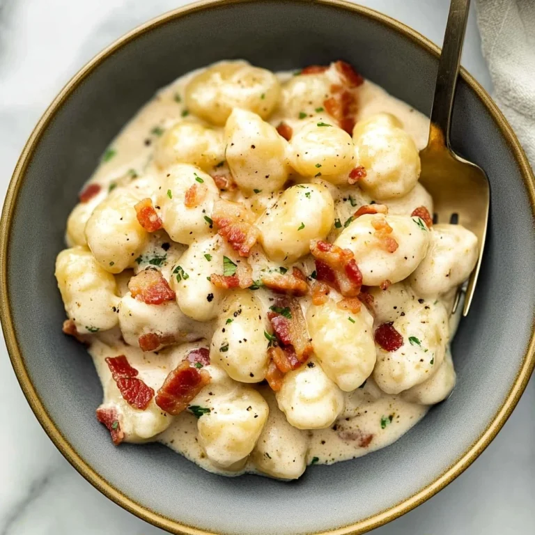 Chicken Bacon Gnocchi: Creamy and Satisfying Delight