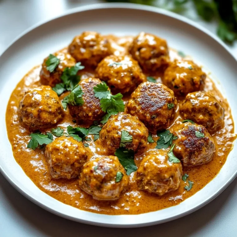 Creamy Coconut Curry Meatballs: A Flavorful Embrace