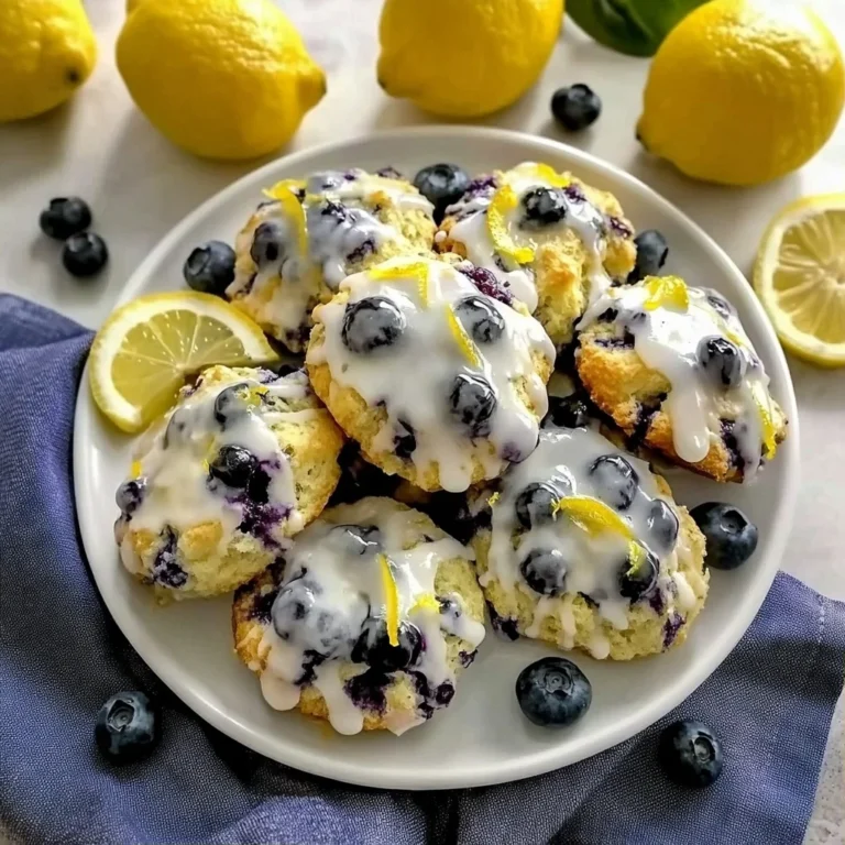 Delicious Blueberry Biscuits with Zesty Lemon Glaze: Irre…