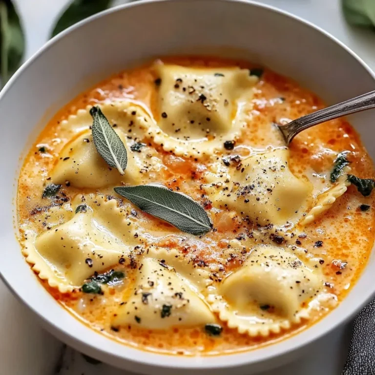 Easy Tuscan Ravioli Soup: Comfort in Every Spoonful